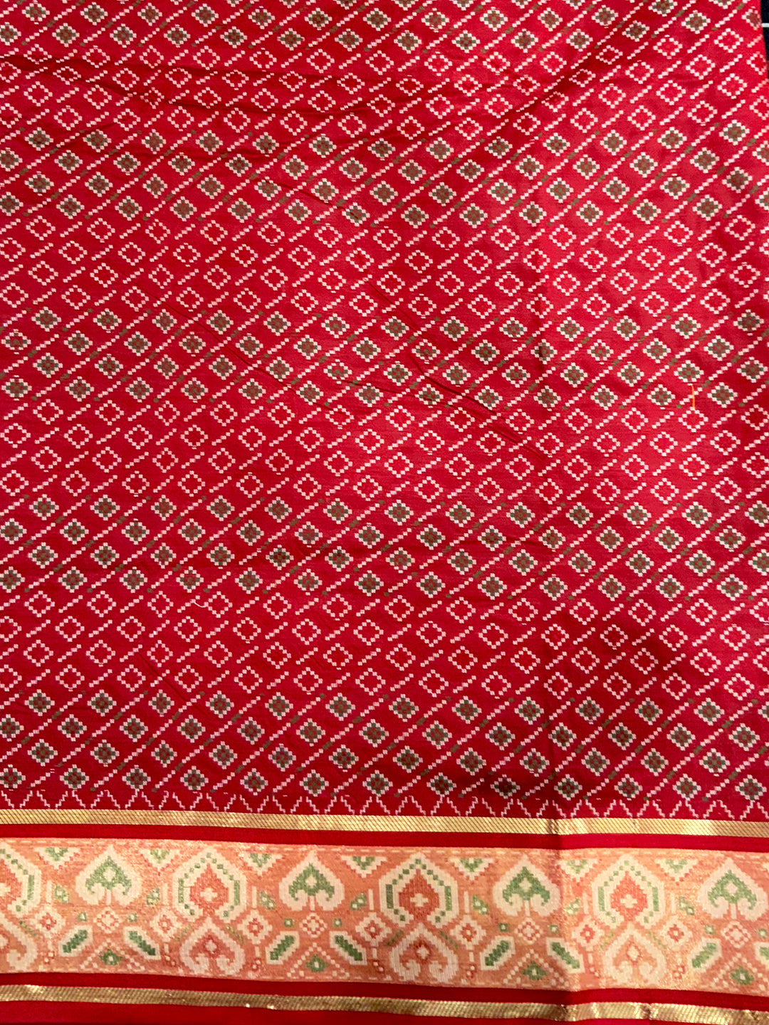Opulent Pochampally Patola Silk Saree