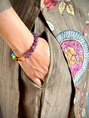 Ethnic Kalamkari Print Mul Kurti