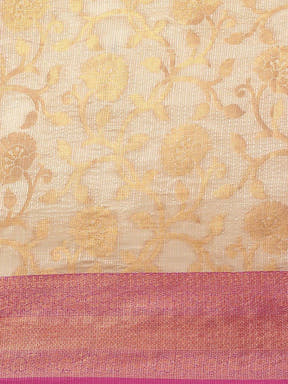 Radiance Kota Kora Gold Zari Saree