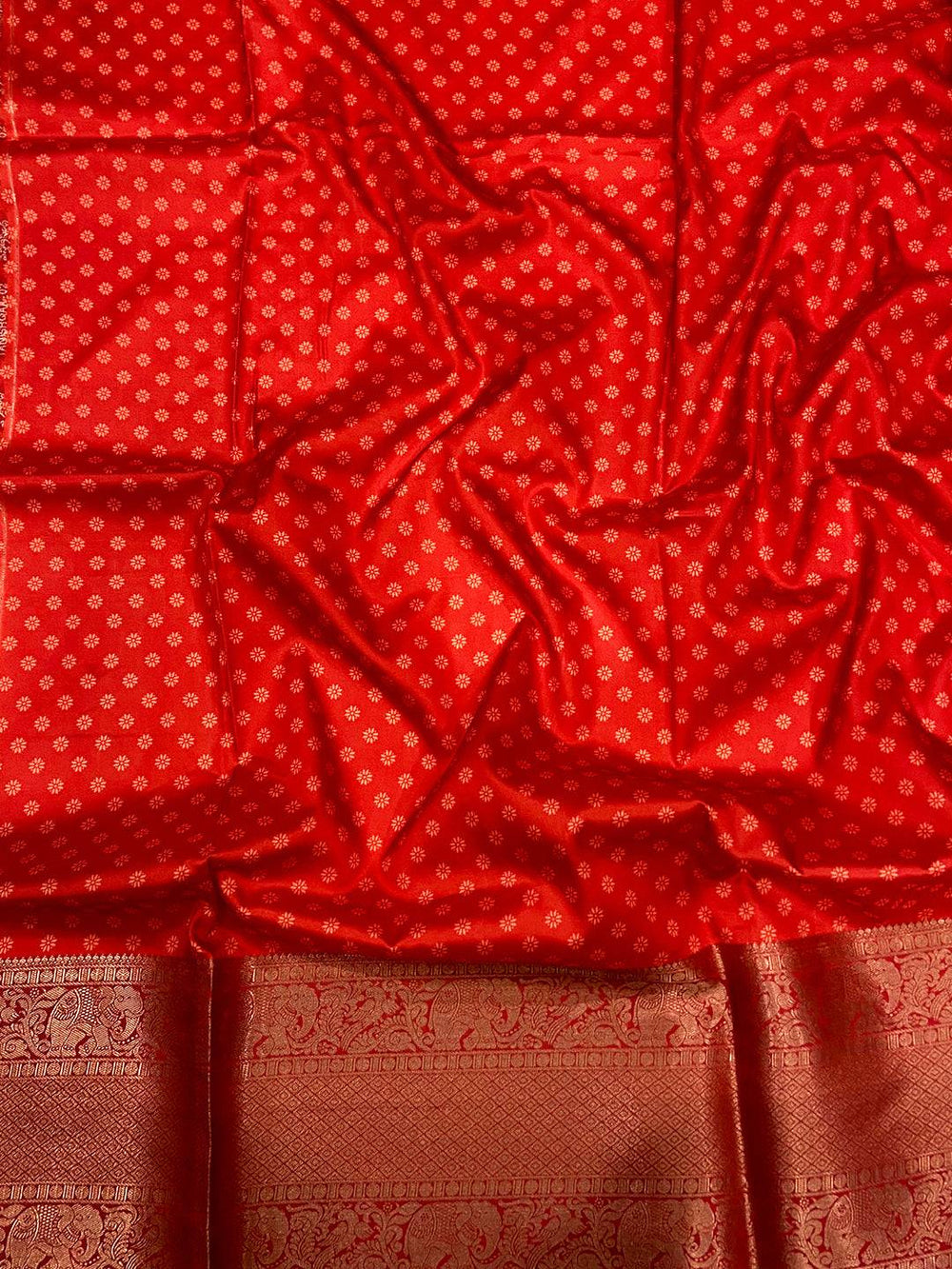 Vibrant Soft Banarasi Silk Digital Print Saree