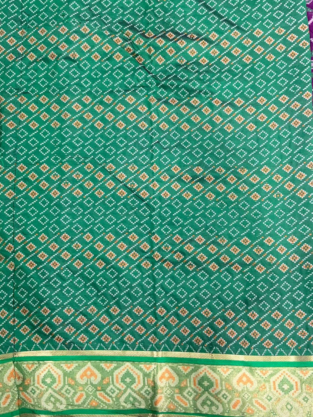 Stylish Pochampally Patola Silk Saree