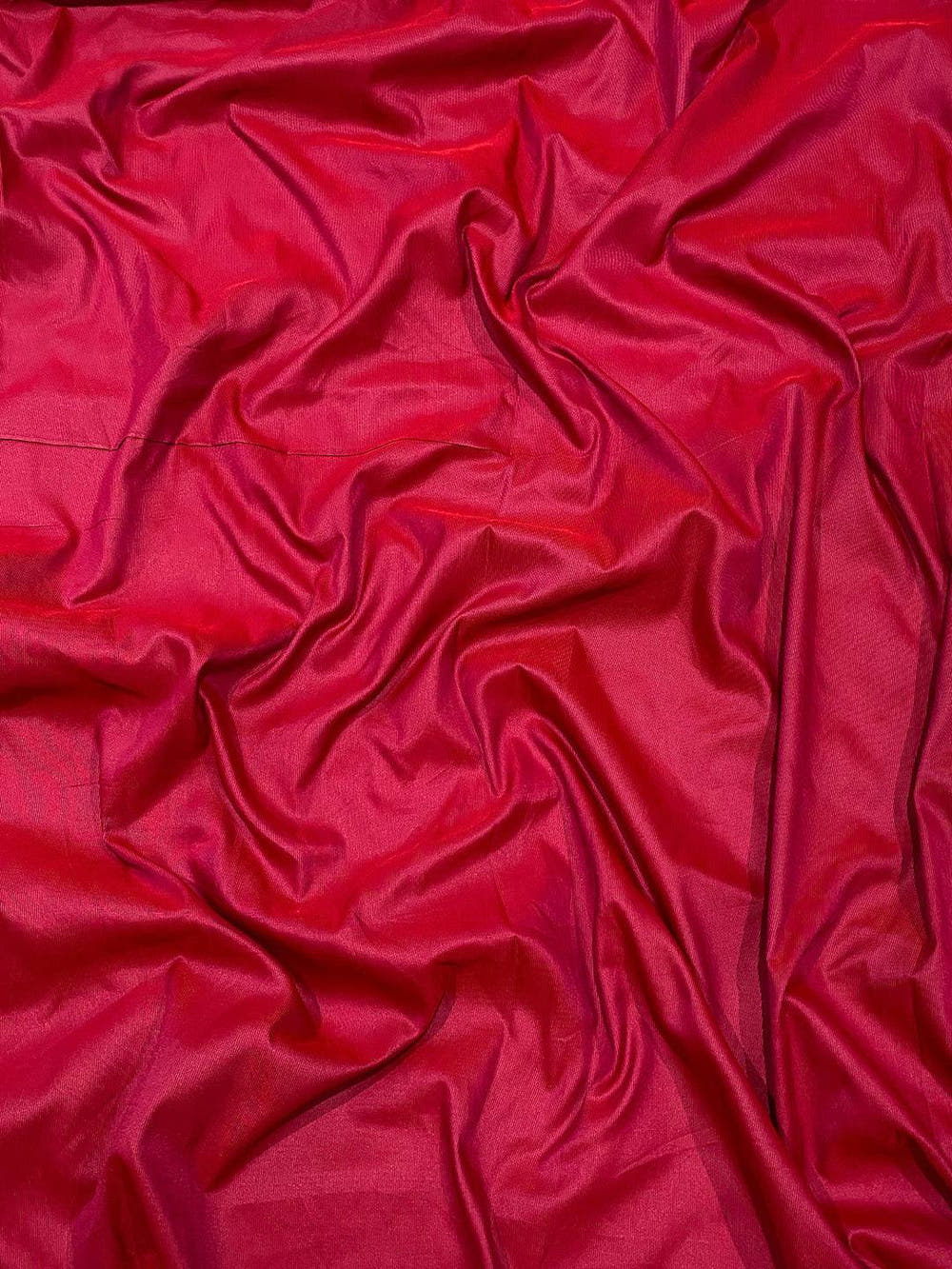 Close-up of Rani soft silk saree fabric