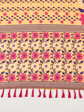 Dhakai Jamdani Light Weight Cotton Silk Saree