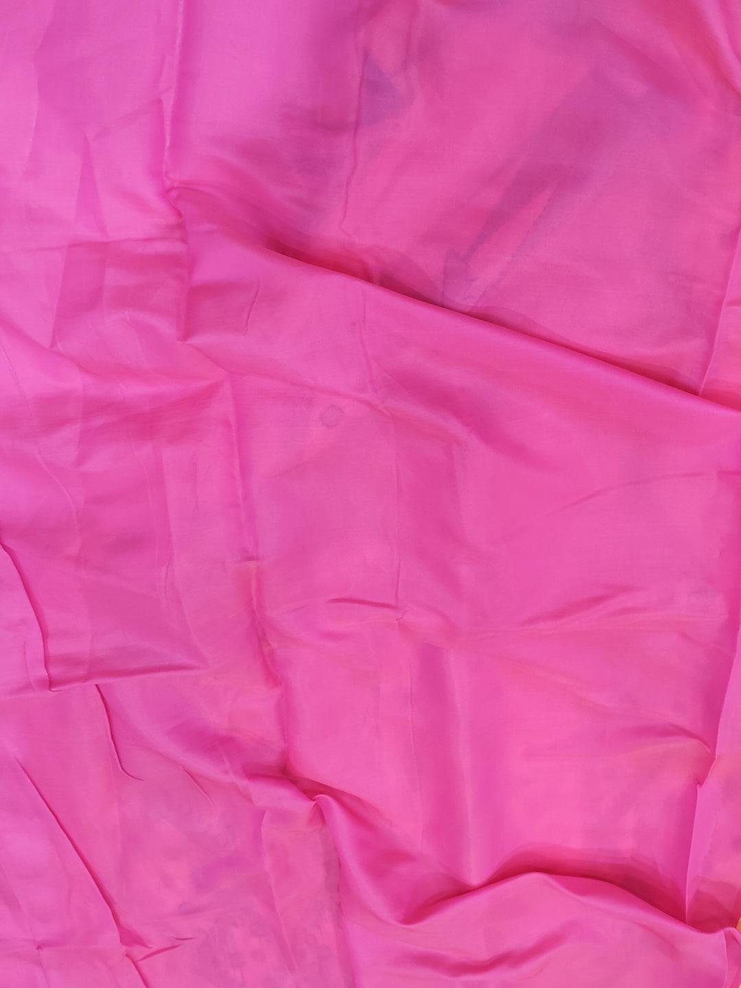 Mustard Yellow Dhakai Cotton Jamdani Saree

