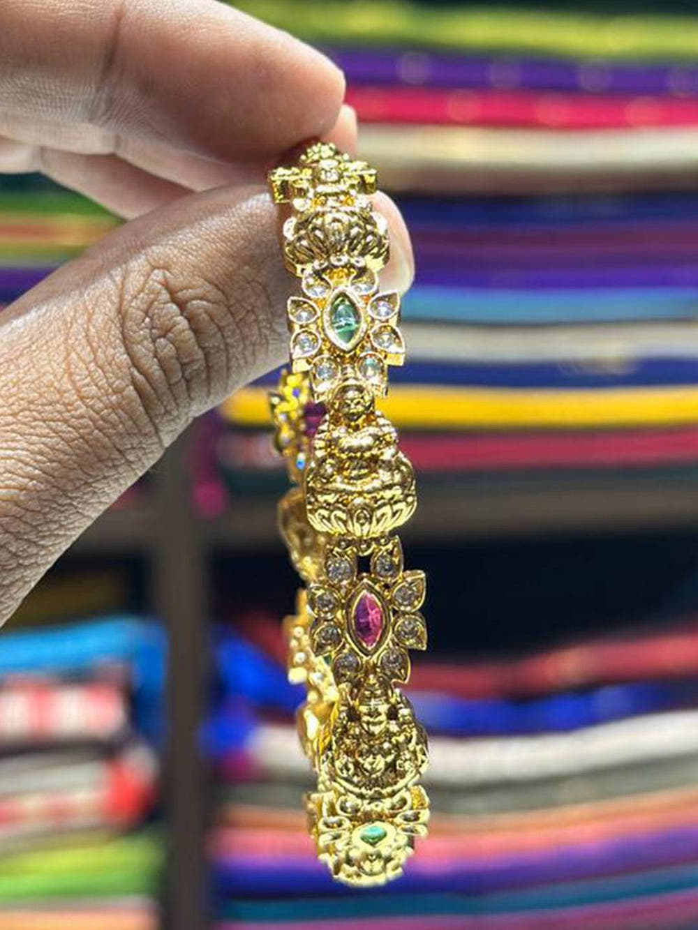 Antique Gold Heritage Bangle


