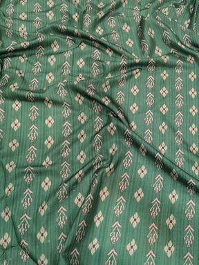 Green Kalamkari Digital Printed Saree

