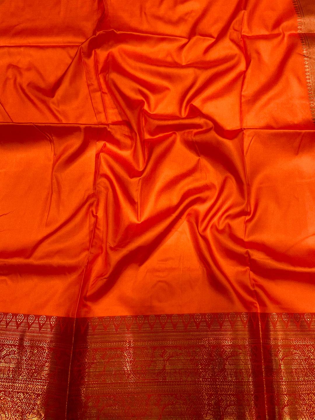 Radiant Cream Floral Banarasi Silk Saree
