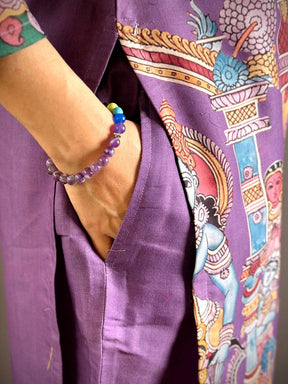 Classic Kalamkari Round Neck Kurti