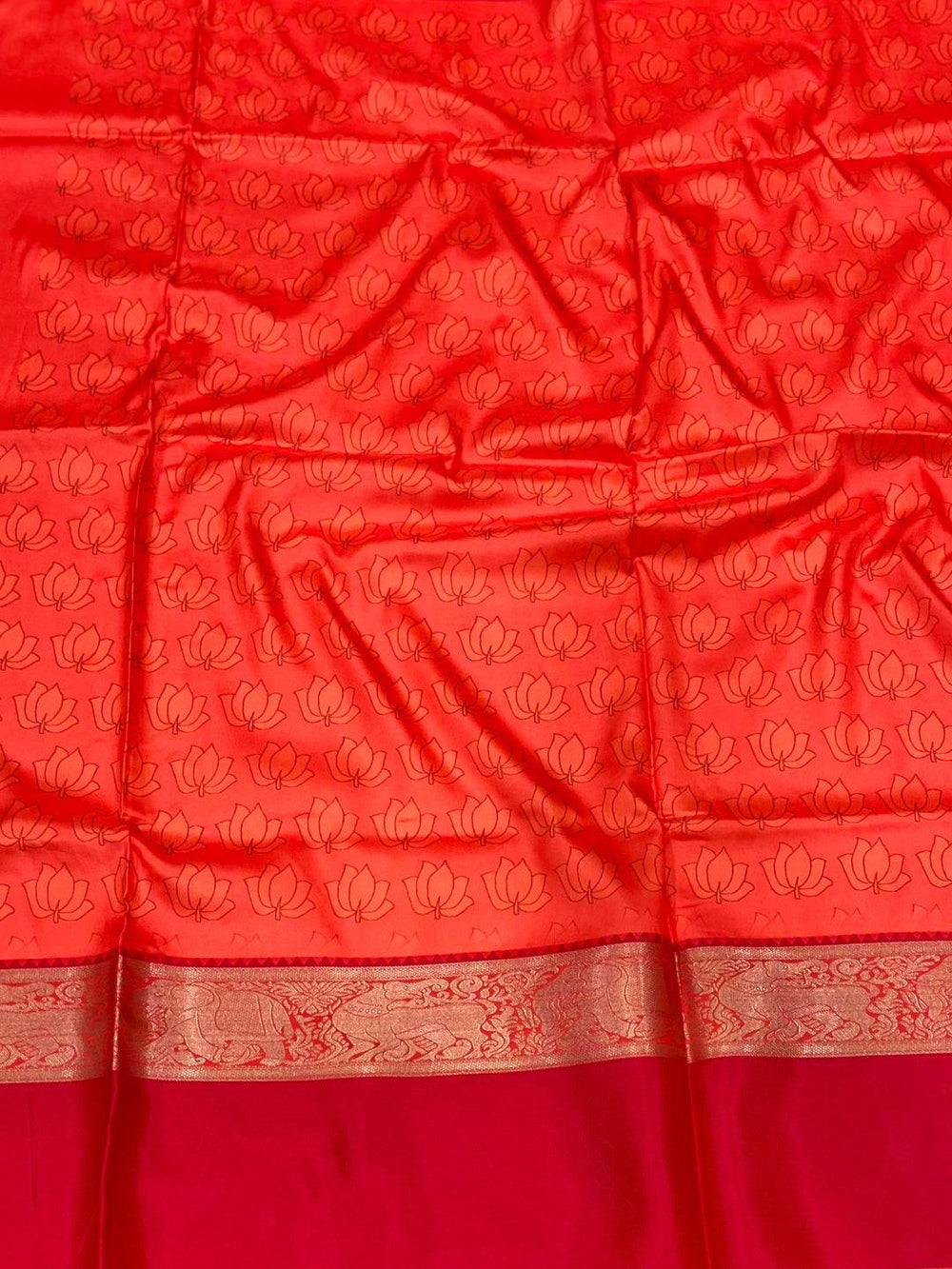 Regal Olive Banarasi Kalamkari Silk Saree