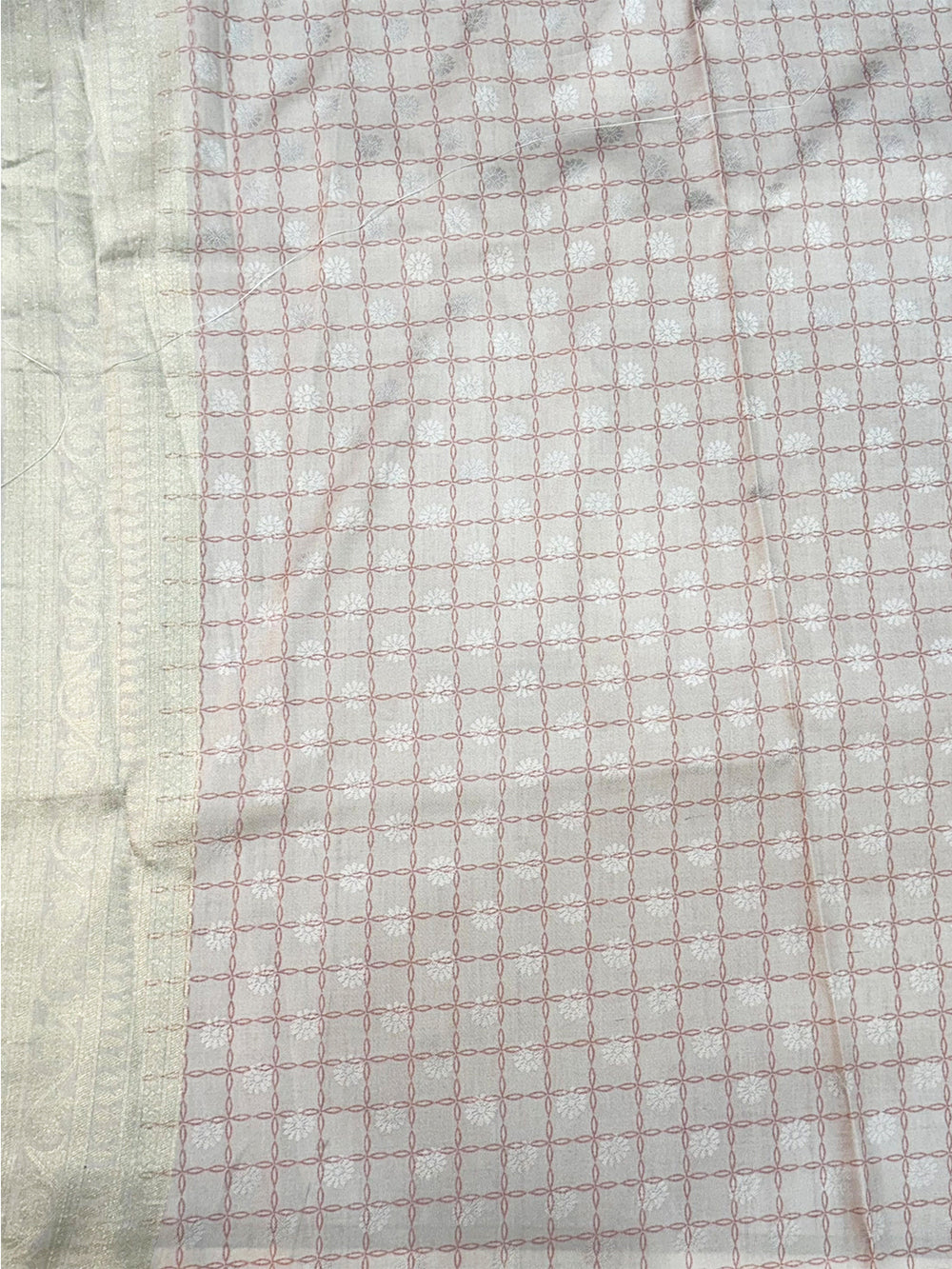 Vibrant Soft Kanjivaram Kalamkari Pallu Saree