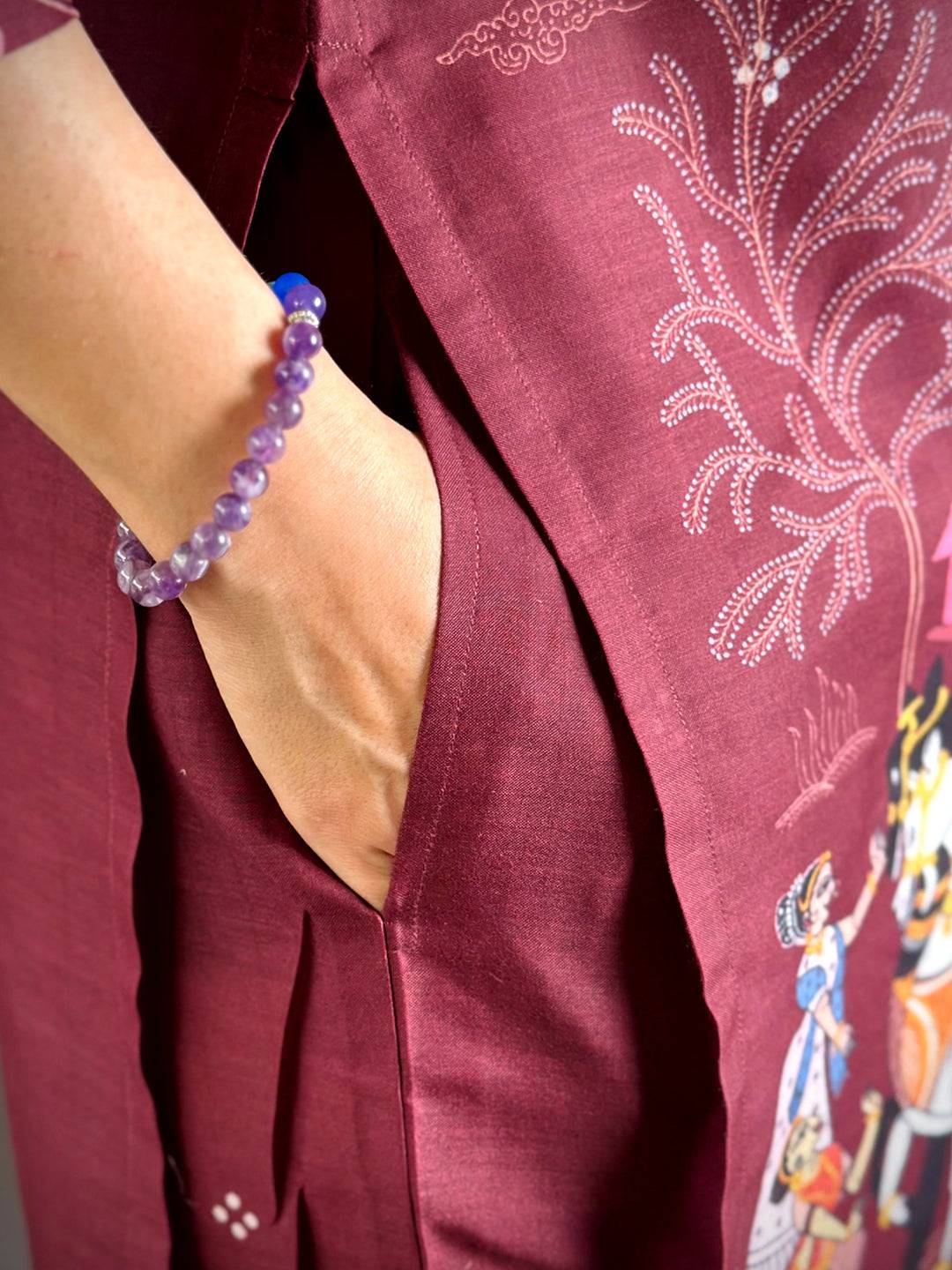 Pattachitra Print Mul Cotton Kurti