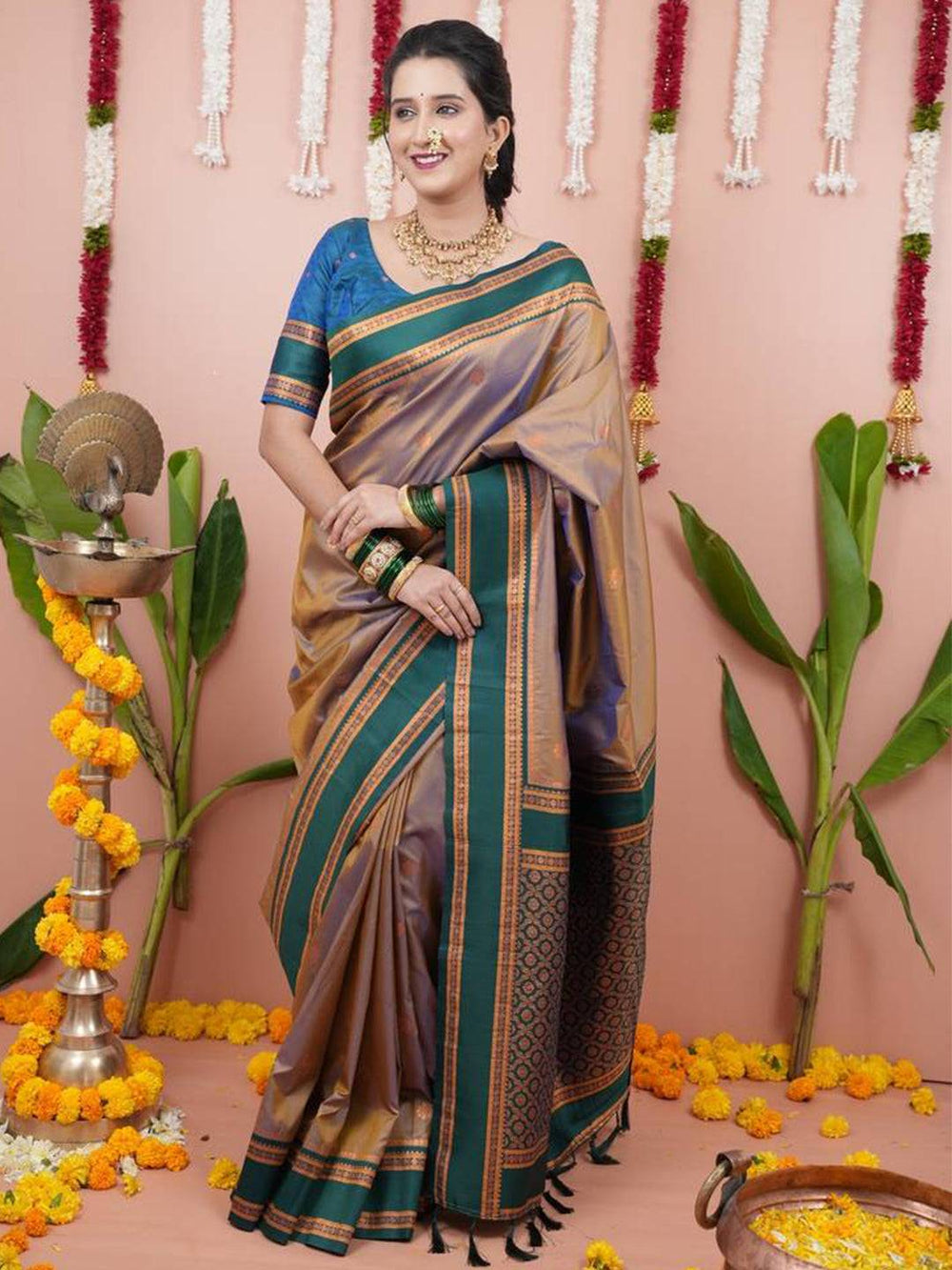 Soft NarayanPaith Paithani Saree