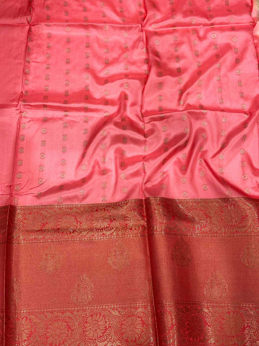 Stylish Floral Fantasy Banarasi Silk Saree