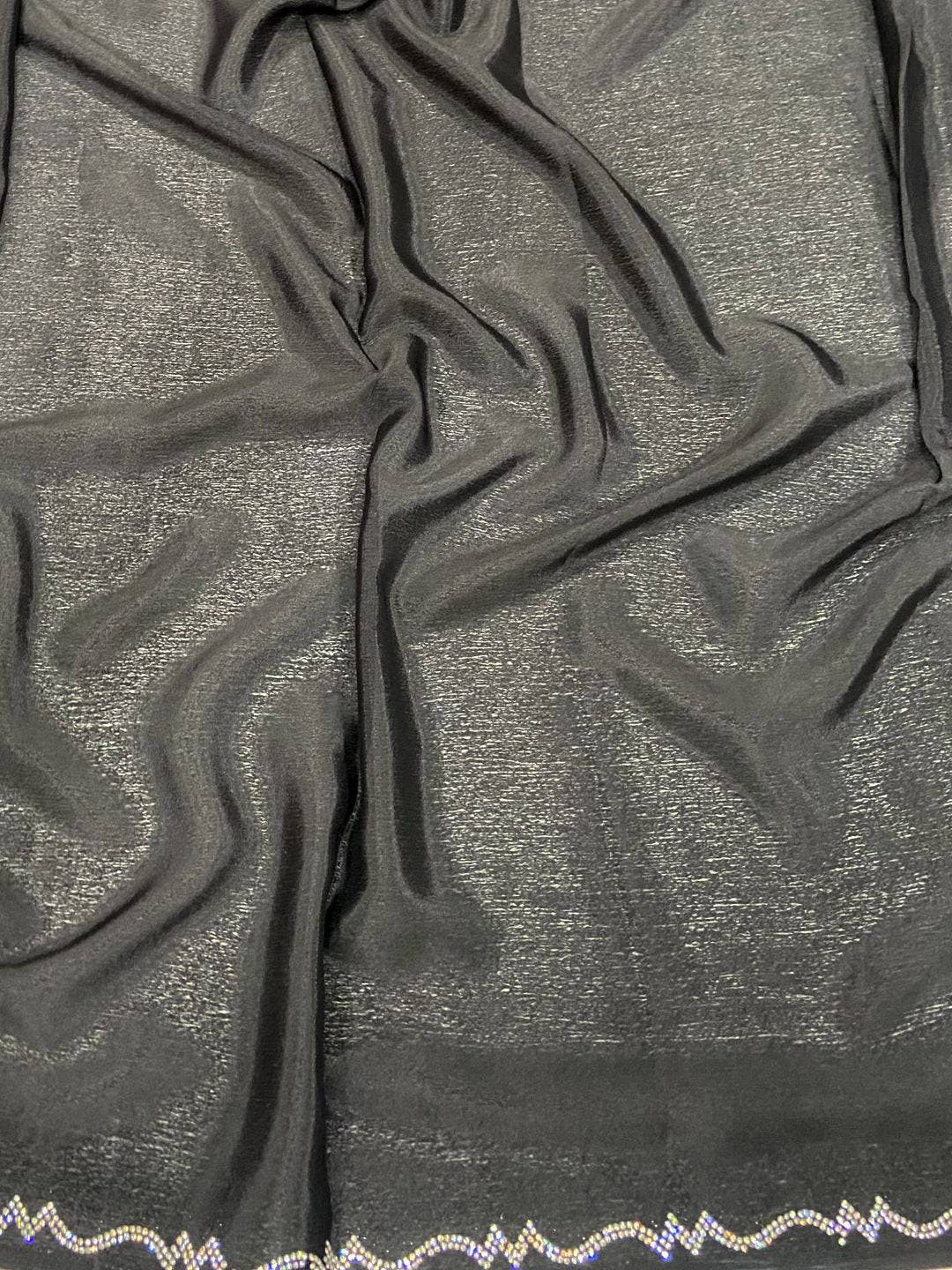 Radiant Cutwork Chinnon Saree