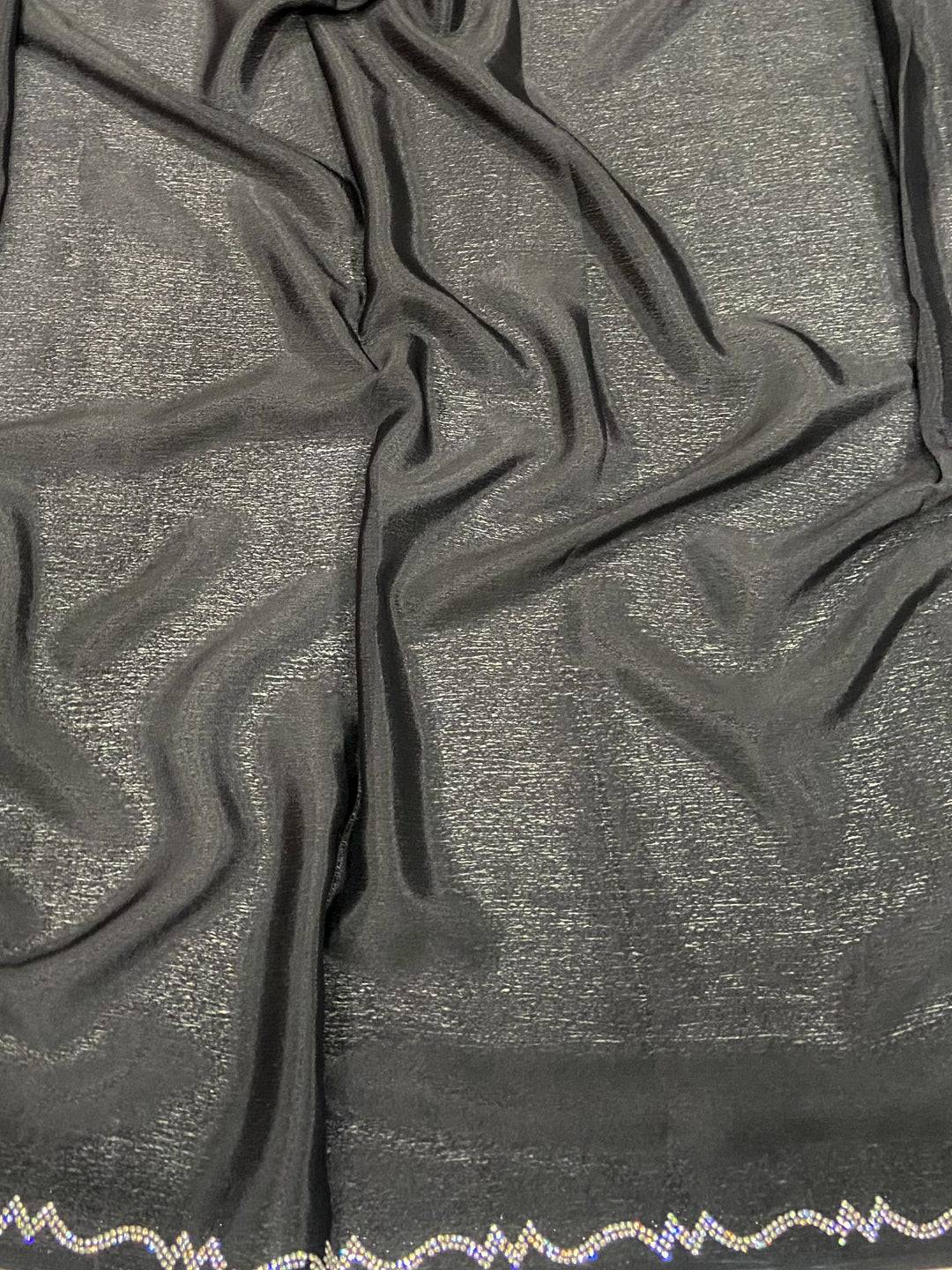 Radiant Cutwork Chinnon Saree