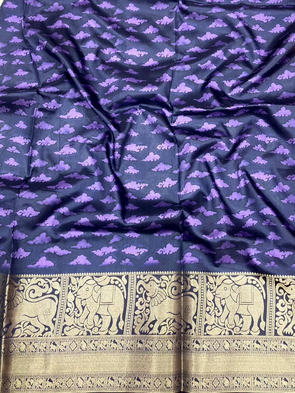Ethereal Kalamkari Printed Banarasi Saree