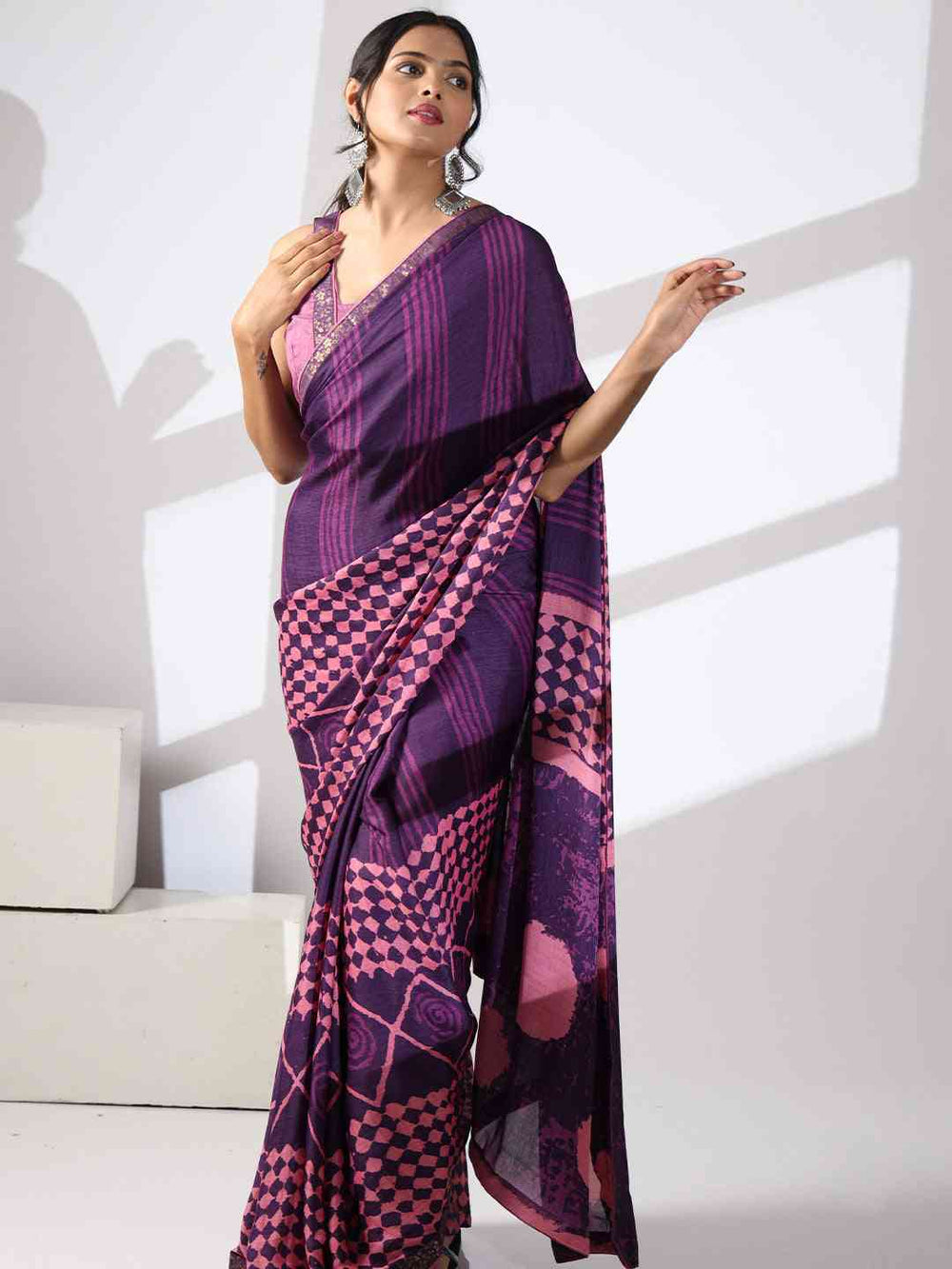  Soft Georgette Multi Colored Saree