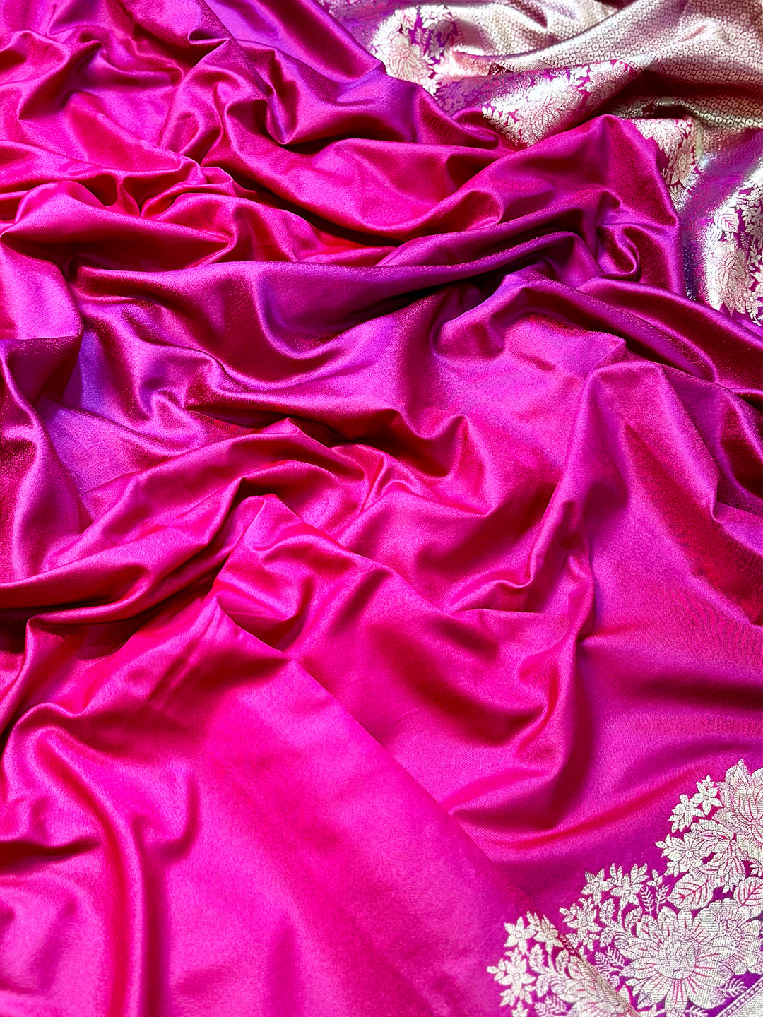 Heritage Ombre Weaving Mashru Silk Saree