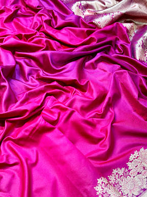 Heritage Ombre Weaving Mashru Silk Saree