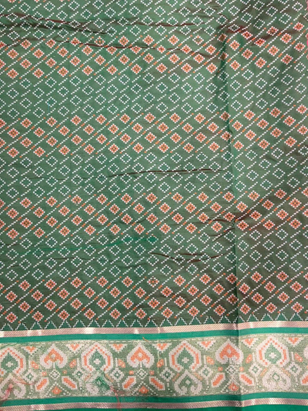 Artistic Pochampally Patola Silk Saree