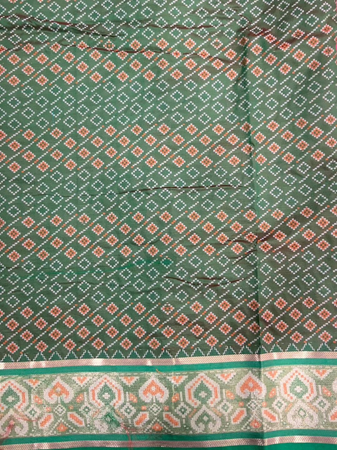 Artistic Pochampally Patola Silk Saree