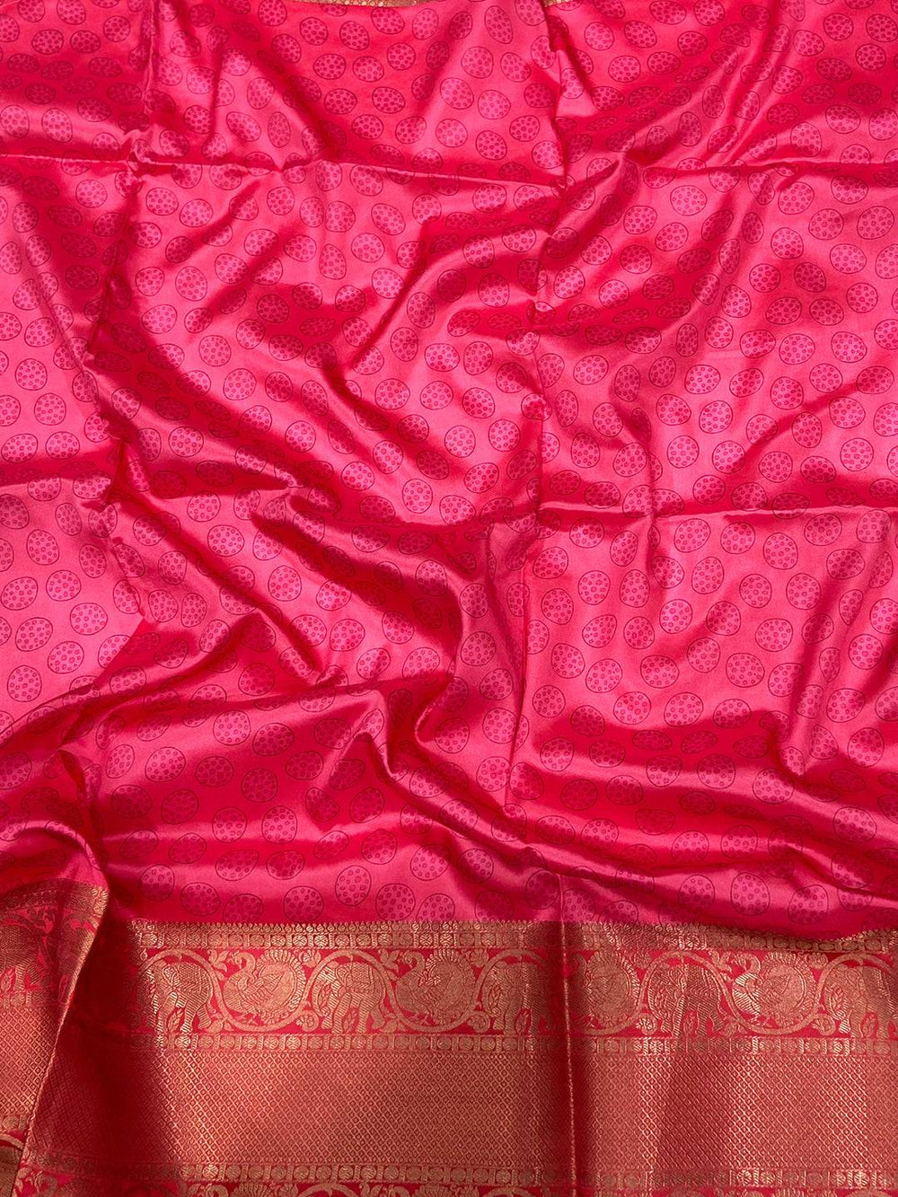 Elegant Banarasi Silk Kalamkari Pattern Saree