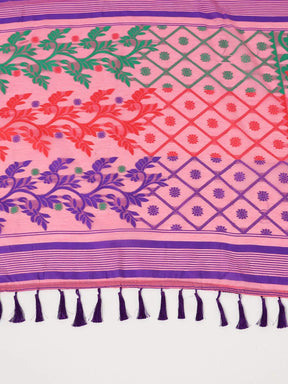 Dhakai Jamdani Light Weight Cotton Silk Saree