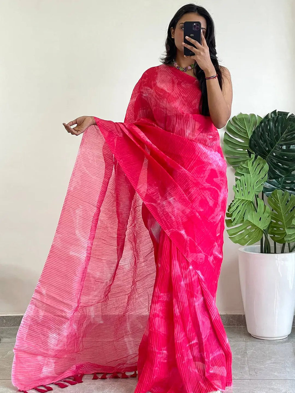 Multy Colored Print Bollywood Saree 