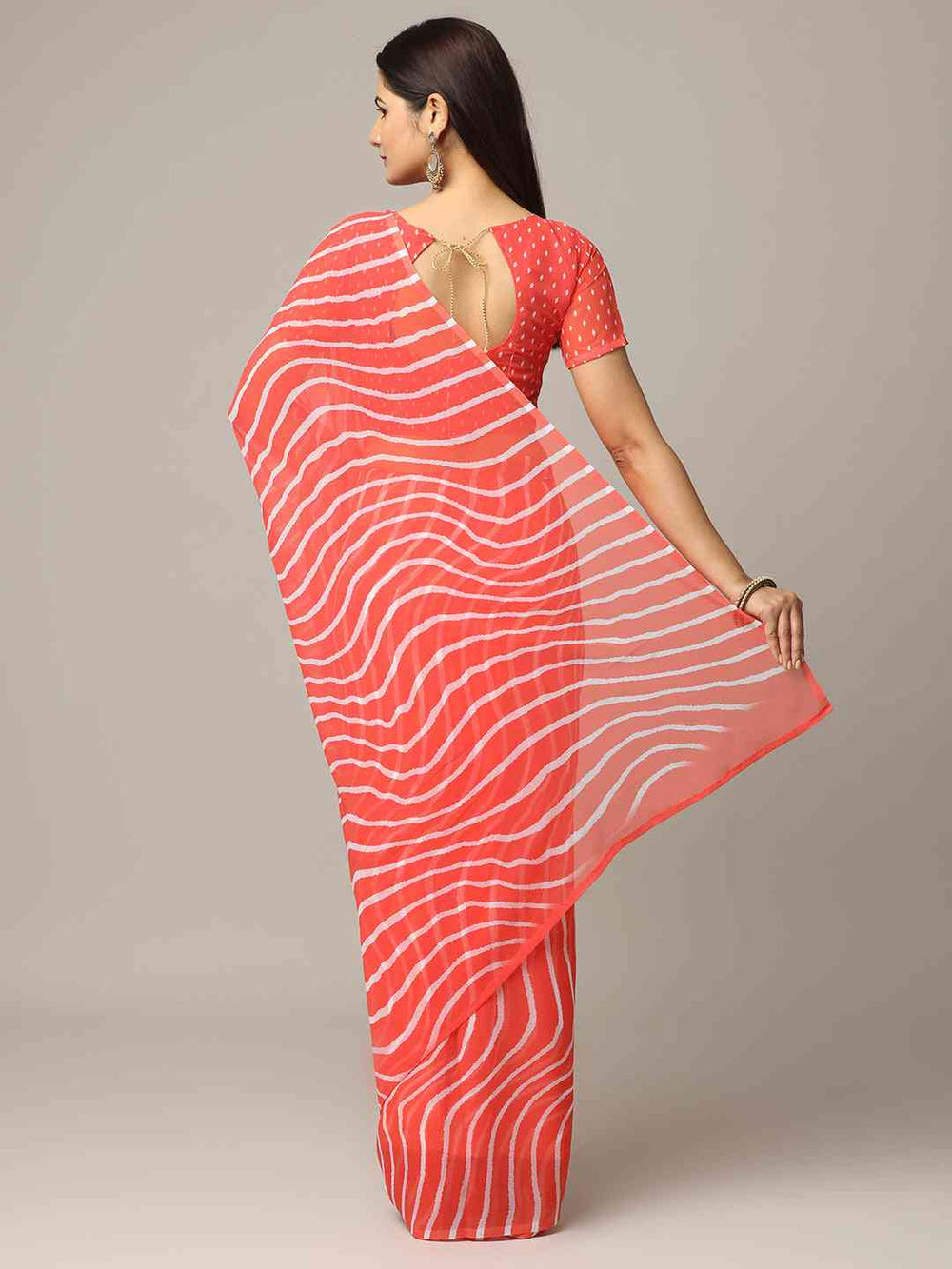  Lehriya Soft Georgette Digital Print Saree
