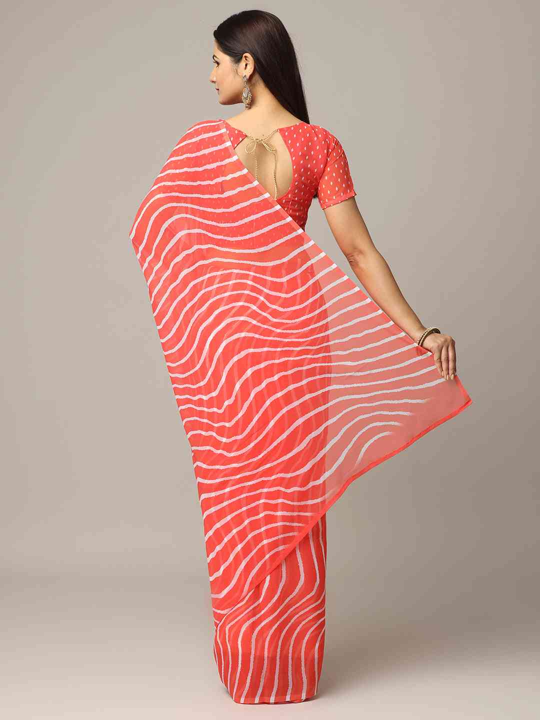  Lehriya Soft Georgette Digital Print Saree