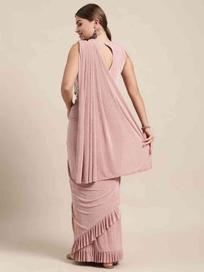 Stylish Muvel Colour Solid Print Party Wear Saree
