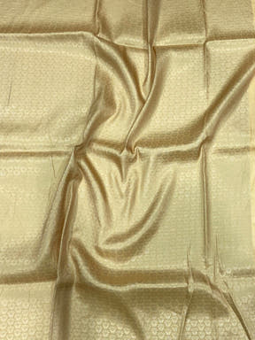 Golden Yellow Kanjivaram Digital Silk Saree