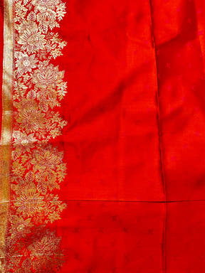Elegant Ombre Weaving Mashru Silk Saree