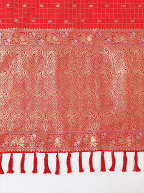  Soft Silk Woven Zari design Kanchi Banarasi Saree 
