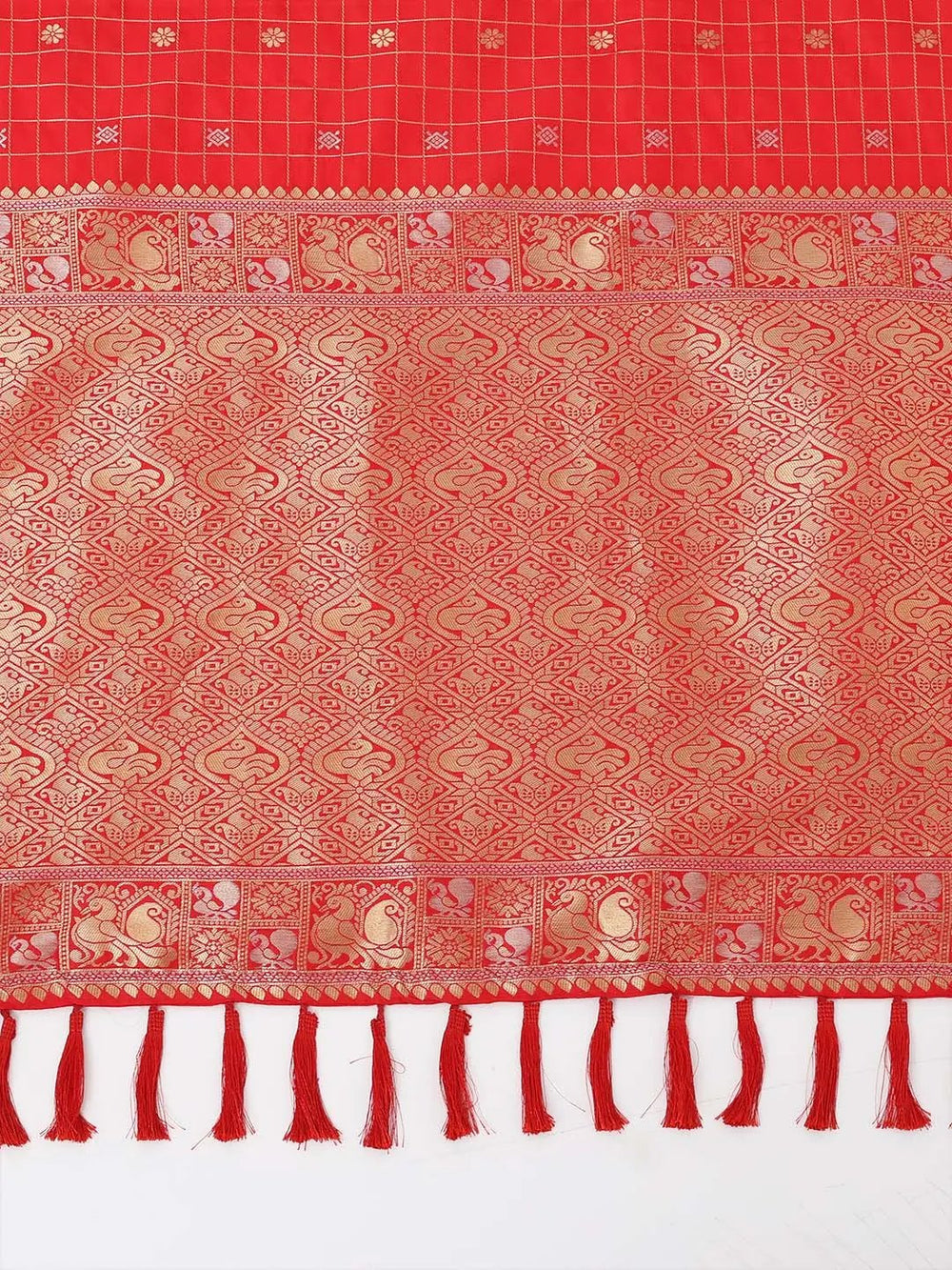  Soft Silk Woven Zari design Kanchi Banarasi Saree 