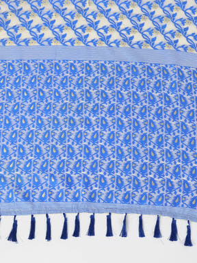  Dhakai Jamdani Cotton Silk Saree