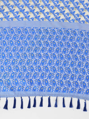  Dhakai Jamdani Cotton Silk Saree