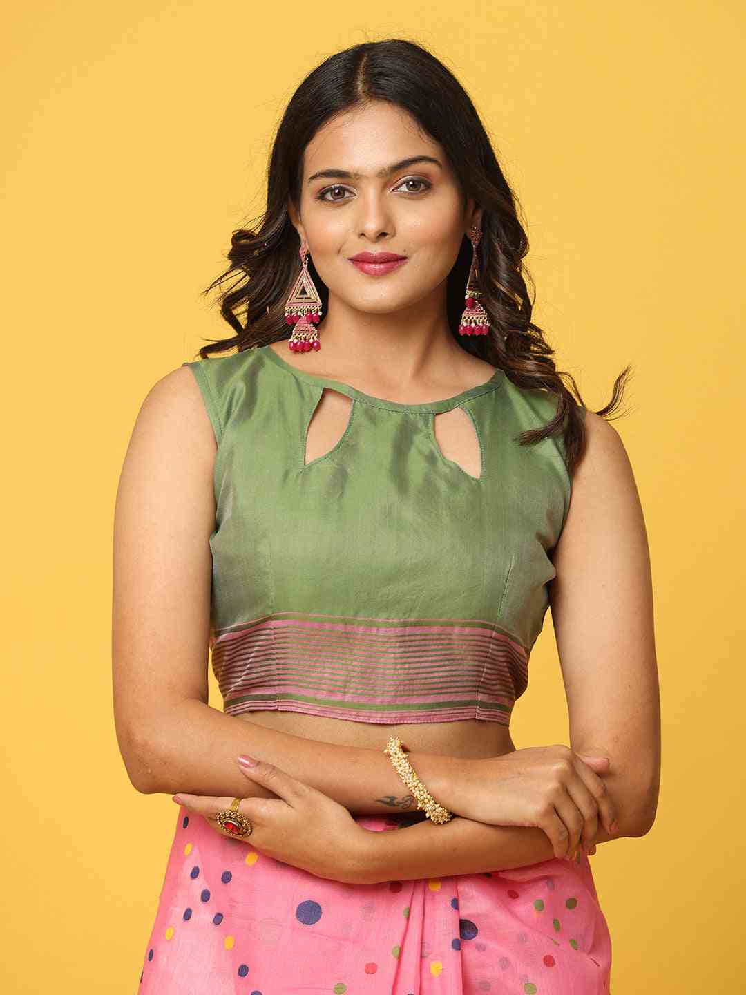 Dhakai Jamdani Light Weight Cotton Silk Saree