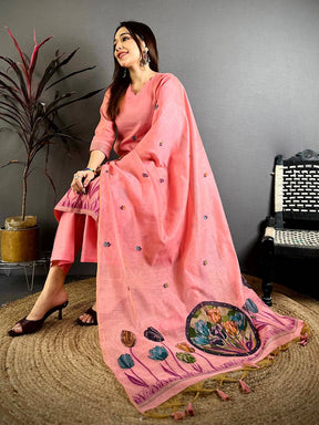 Rose Pink Floral Heritage Dress