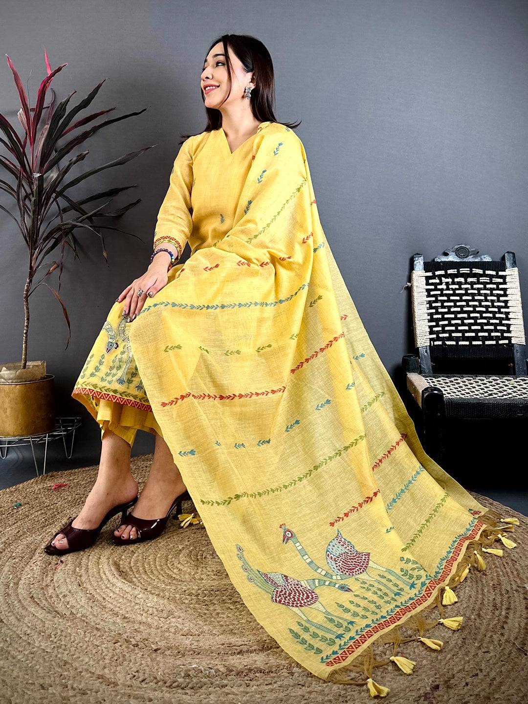 Classic Hand Embroidered Suit Set