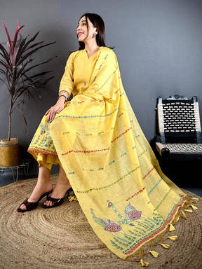Classic Hand Embroidered Suit Set
