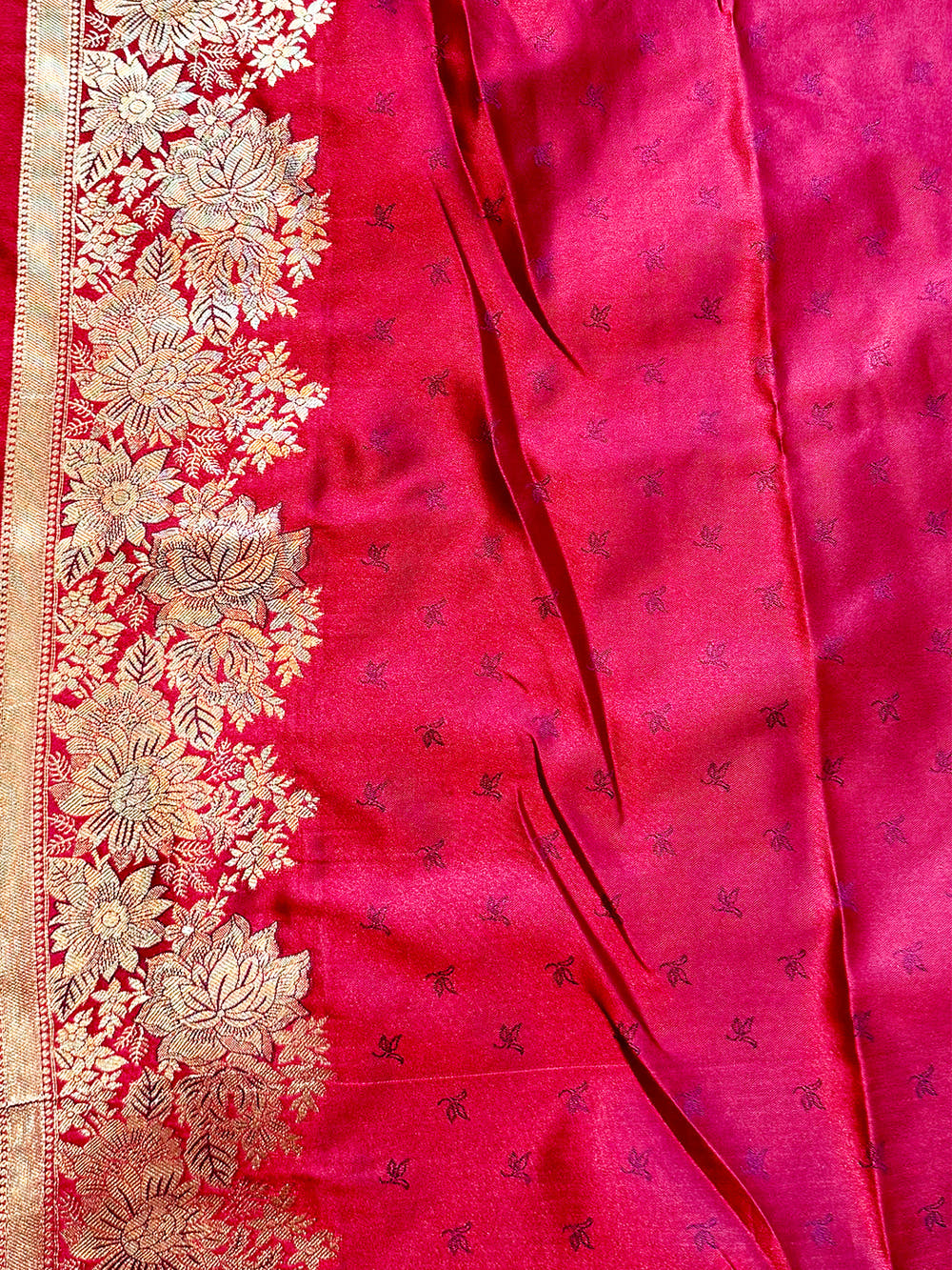 Radiance Ombre Weaving Mashru Silk Saree