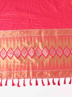 Elegant Soft Silk Zari Kanchi Banarasi Saree