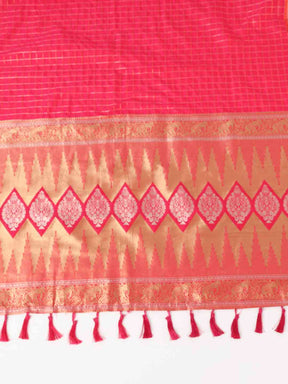 Elegant Soft Silk Zari Kanchi Banarasi Saree