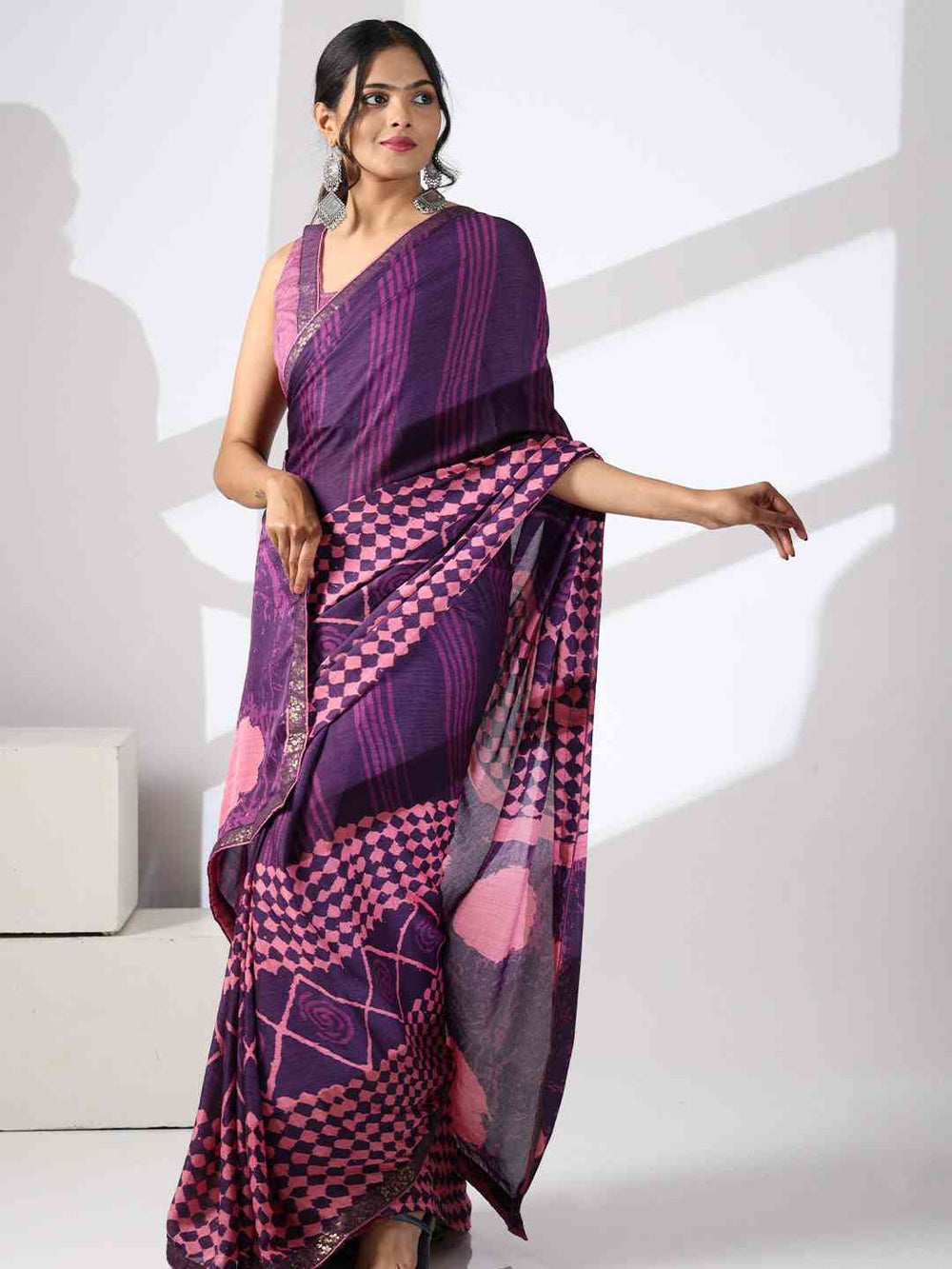  Soft Georgette Multi Colored Saree