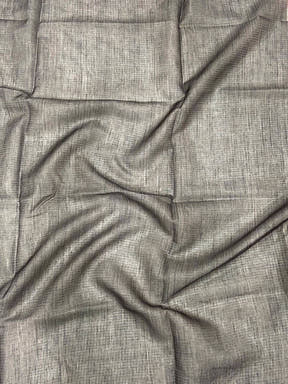 Grey Floral Cut Work Kota Saree
