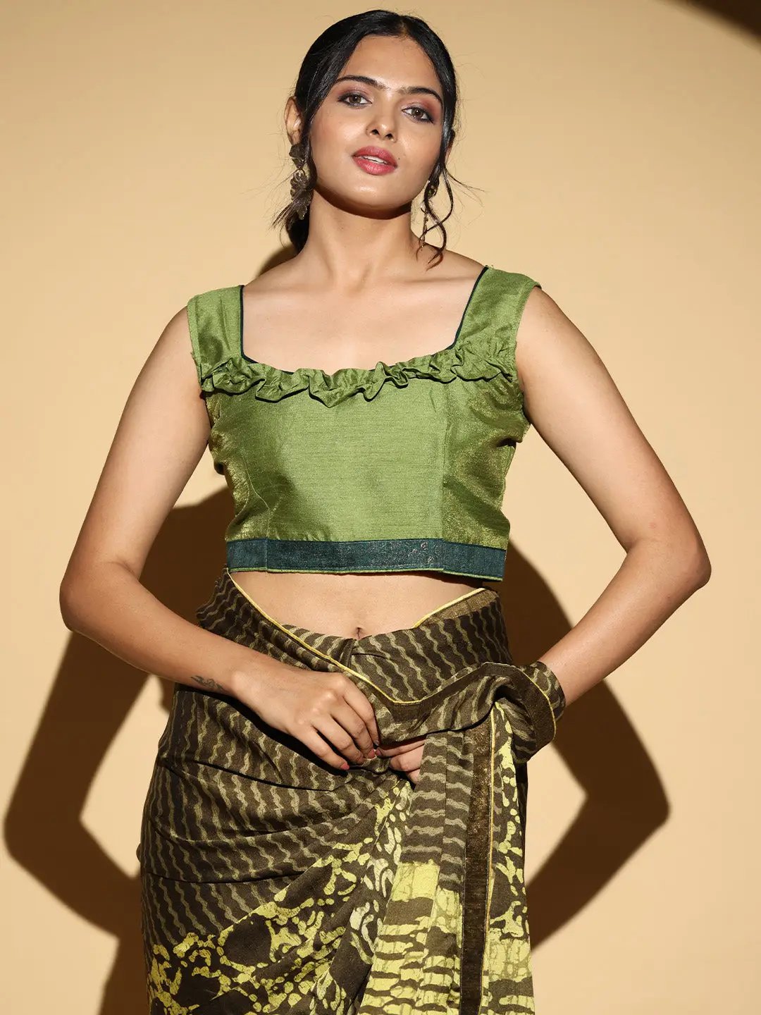 Soft Georgette Multi Colored Party Wear Designer Saree