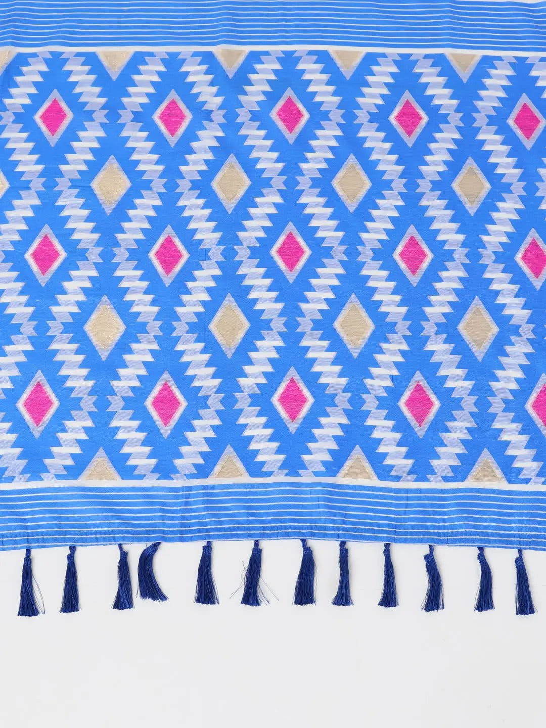  Dhakai Jamdani Cotton Silk Saree