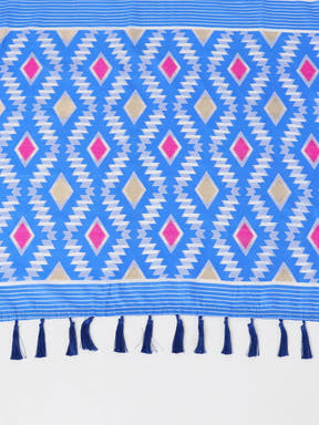  Dhakai Jamdani Cotton Silk Saree
