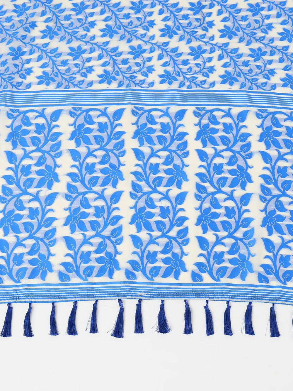  Dhakai Jamdani Cotton Silk Saree